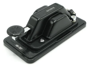 Hi-Mound HK-707 niskoprofilowy prosty klucz telegraficzny z czarną osłoną - Zdjęcie 1 z 4