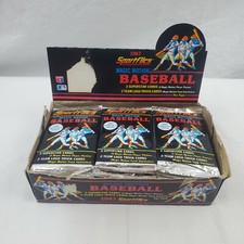 RARE!! 1987 Sportflics Magic Motion Baseball Cards Box of 36 packs NEW-SEALED 