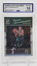 2016-17 Donruss Optic Giannis Antetokounmpo #5 2nd Year CCG Gem Mint 10
