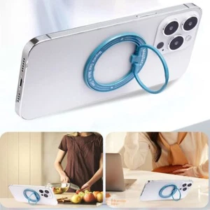 Ultra-thin Cellphone Finger Ring Holder for iPhone 12 13 14 15Pro Max - Photo 1 sur 22