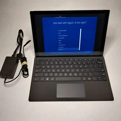 Microsoft поверхность Pro 4 i5-6300U 2,40 ГГц 8GB RAM 256GB SSD Windows 10 Pro - Изображение 1 из 4