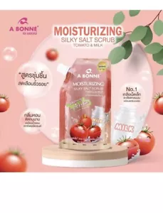 Exfoliante hidratante de sal sedosa para tomate y leche blanqueadores arbutina A Bonne - Imagen 1 de 3