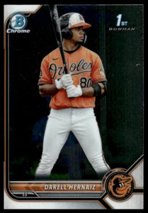 2022 Bowman #BCP-27 Darell Hernaiz Chrome Prospects Baltimore Orioles - Picture 1 of 2