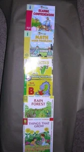 5 NEW 1USED Smart Alec Reading Math Brighter Vision Rain Forest Things That Grow - Picture 1 of 10
