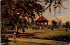 Postcard Illinois La Salle City Park Man On Bench - Rotograph Co. Pmk1911
