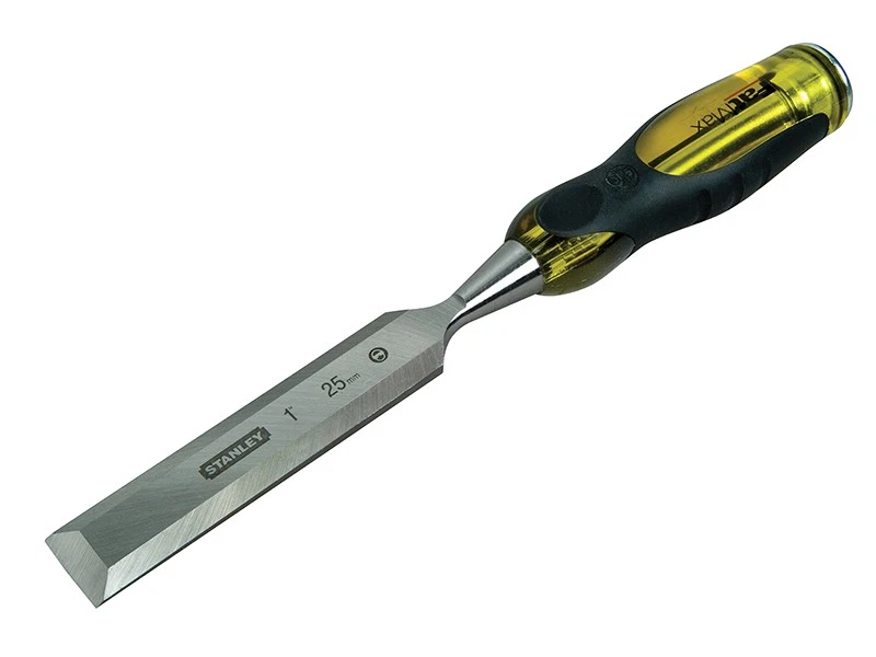 Cincel de borde biselado Stanley FatMax con Thru Tang 30 mm (1,1/8 pulgadas) STA016262 Foto 1 de 1