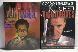 Kitchen Nightmares Vol 1 + Hell’s Kitchen S1 Raw & Uncensored DVD Lot Mint - Picture 1 of 8