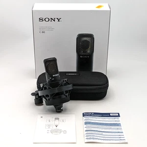 Micrófono condensador de estudio unidireccional Sony C-80 - negro - Imagen 1 de 13