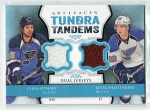 13-14 UD Upper Deck Artifacts Tandems  Chris Stewart--Kevin Shattenkirk  Jerseys - Picture 1 of 1