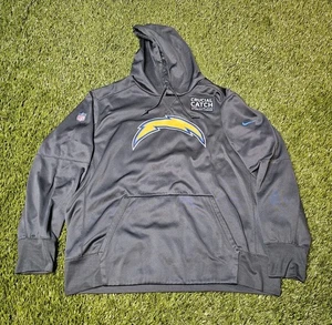 Nike Los Angeles Chargers Crucial Catch Hoodie 2018 Men’s XL NFL Player Issue - Picture 1 of 5