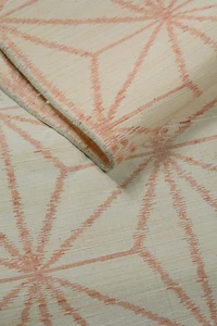 Japanese Fabric Silk Textile Vintage Kimono Antique Patch TSUMUGI 44.9"/KIE90/65 - Picture 1 of 8