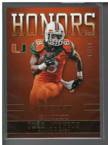 A3862- 2015 Panini Miami Honors Gold #91 Duke Johnson /25 SAMPLE PIC - Picture 1 of 2