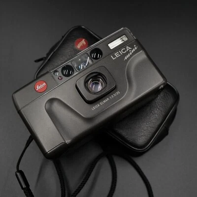 [N Como Nuevo en Estuche] Raro Leica Mini Edición Olímpica 1992 Olympia con Estuche de Cuero Foto 1 de 4