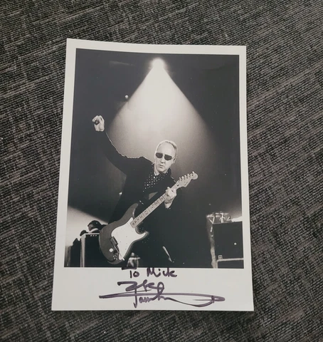 The Who/ Pete Townshend Signed Photo Cover
