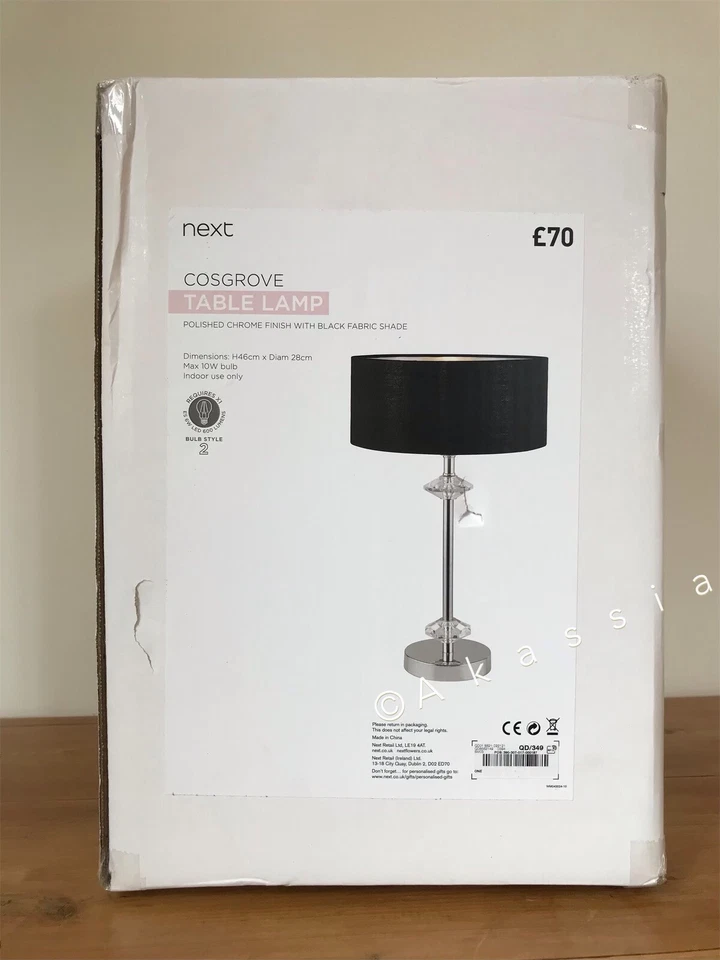 Next Cosgrove Table Lamp. - Image 1 of 1