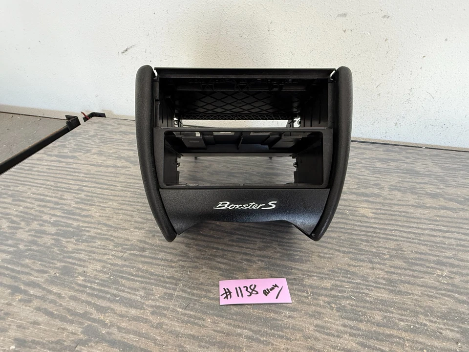 Porsche 986 Boxster S 2000-2004 consola central inferior media con lados negros Foto 1 de 4