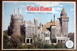 CASA LOMA - Canada's Famous Castle Toronto Vintage 960 Brochure - Picture 1 of 9