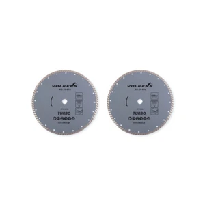 2x Ø 300 x 22,2 mm turbo universal disco de corte de diamante disco de corte hormigón piedra - Imagen 1 de 5