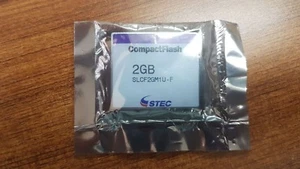 LOT OF 2 PCS. STEC SLCF2GM1U-F COMPACT FLASH CARD 2GB - Picture 1 of 1