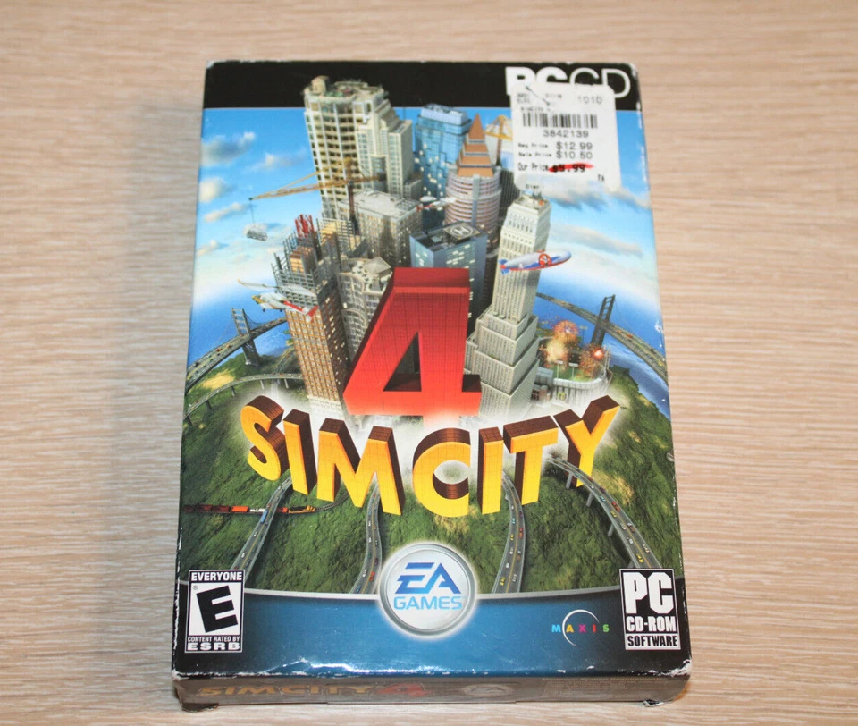 SIMCITY 4, 2003, Small Slim Box, New & Sealed **READ** Box Has Condition Issues - Image 1 of 4