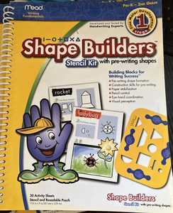 Mead Shape Builders with Stencil 11 x 9 Inches 30 Sheets 54042 - Picture 1 of 3