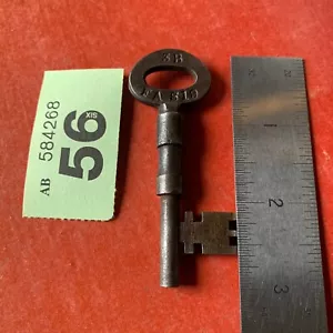 Antique English Hospital Asylum Door Key FA Female Attendant 1686 Victorian Old - Picture 1 of 4