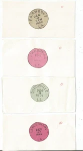 4 Louisiana DPO Postmarks, D'Arbonne, LA Dorcyville, Fairmount, Landerneau, LA - Picture 1 of 1