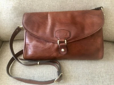 Vintage Oroton Cowhide Leather Front Flap Crossbody/Clutch Bag - Image 1 of 4