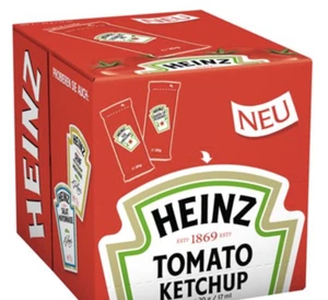 (22,48 EUR/kg) Heinz Tomaten Ketchup Portionsbeutel 20x 20g Reisen Camping - Bild 1 von 1
