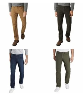 Wetterfeste Vintage Straight Leg Fleece gefütterte Herren Jeans Hose VERSCHIEDENE FARBEN - Bild 1 von 11
