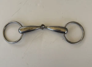 Korsteel Loose Ring Hollow Mouth Snaffle 5.5" - Picture 1 of 7