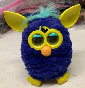 2012 Furby Boom Starry Night Blue Yellow Interactive Talking Toy Works Hasbro - Picture 1 of 5