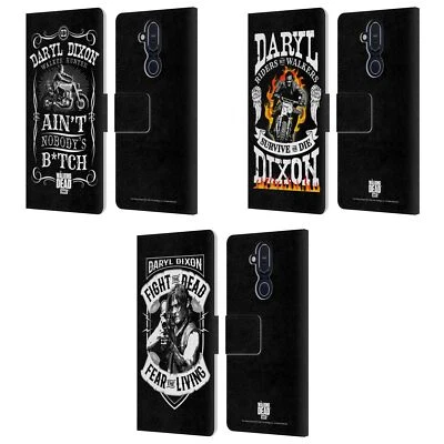 AMC ХОДЯЧИЕ МЕРТВЕЦЫ ДЭРИЛ ДИКСОН МОТОЦИКЛИСТА ИСКУССТВА КОЖАНЫЙ КНИЖНЫЙ ЧЕХОЛ ДЛЯ ТЕЛЕФОНОВ NOKIA - Изображение 1 из 4