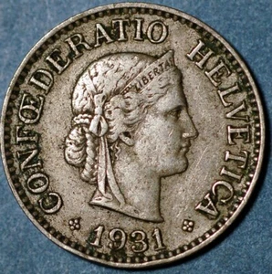 Switzerland 10 Rappen 1931 KM# 27 - Picture 1 of 2