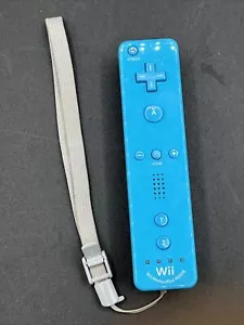 Official Nintendo Wii Remote Motion Plus Teal Blue RVL-036 OEM Controller - Picture 1 of 5
