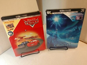 Cars + Frozen Steelbooks (4K+Blu-ray) Brand NEW (Sealed)-Box Shipping - Picture 1 of 7