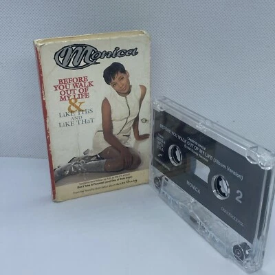 Monica - 'Before You Walk Out of My Life' (Cassette Single, 1995) USA Import - Image 1 of 4
