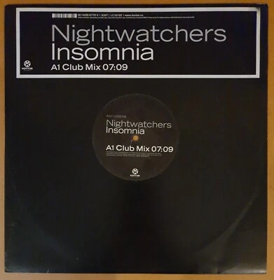 NIGHTWATCHERS - INSOMNIA (A1 CLUB MIX) - ORIGINAL 12" ONE SIDED VINYL SINGLE EX - Image 1 of 4