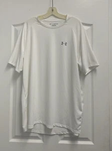 Under Armour Men's XXL Tech Tee Short-Sleeve T-Shirt Size 2XL White Work Out - Picture 1 of 4