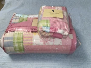 NEW Pottery Barn Kids Aloha Quilt + Sham TWIN REVERSIBLE - Picture 1 of 16