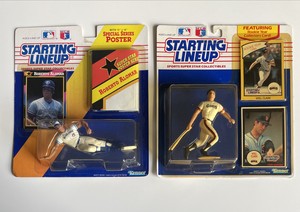 1990 1992 Starting Lineup Will Clark Giants & Roberto Alomar Blue Jays Cards SLU