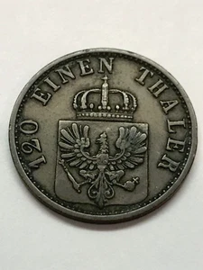 1869-C Germany/Prussia 3 Pfenninge XF+ #9163 - Picture 1 of 2