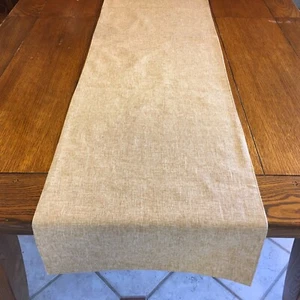 Laura Ashley Golden linen texture pattern 16.5 x 88 - Picture 1 of 5