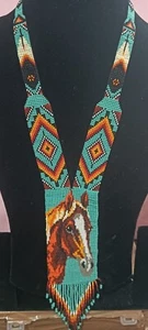 Collar Hecho a Mano Semilla Cuentas Boho Estilo Americano Netiv Cuentas Multi Hilo - Imagen 1 de 2