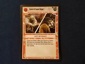 Star Wars CCG Reflections II 2 Control & Tunnel Vision - Picture 1 of 1