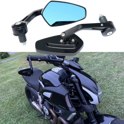 Espejos retrovisores antirreflejos retrovisores antirreflejos para Ducati Monster 1200 696 797 1100 7/8" Foto 1 de 4
