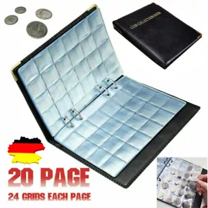 Münzenalbum Münzalbum Für 2-Euro 30mm Münzen Alben Münzblätter Sammelalbum 480x - Bild 1 von 9