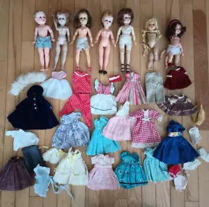 VTG VOGUE NANCY ANN JILL MUFFIE DOLLS LOT AND CLOTHES - Picture 1 of 12