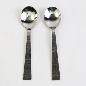 Lot of 2 Cambridge Cordoboda Sugar Spoons 6" Stainless Steel - Bild 1 von 5
