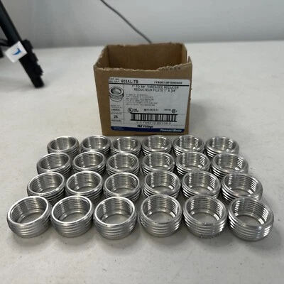Thomas&Betts 1” a 3/4” reductor roscado, 1” rosca macho 603AL-TB cantidad 24 Foto 1 de 4